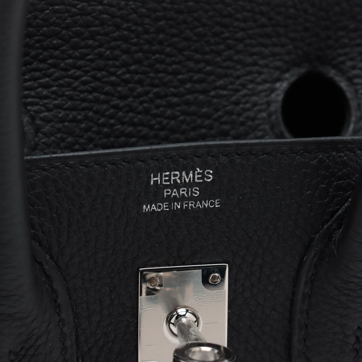 エルメス バーキン25 トゴ ブラック シルバー金具 W:2024年 A3190959