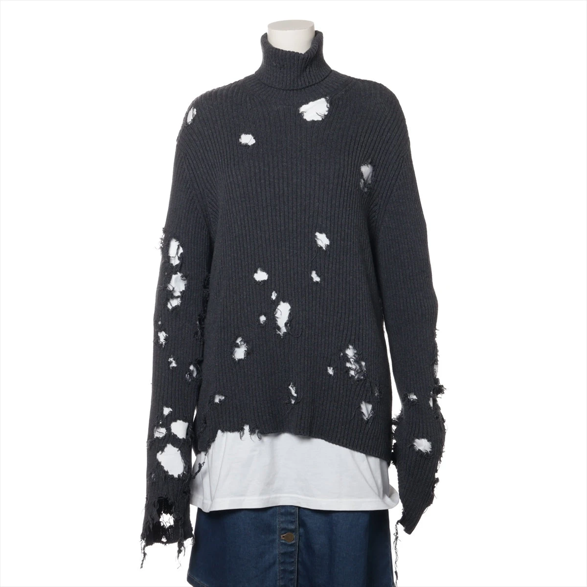 balenciaga 21aw デストロイニット BALENCIAGA(バレンシアガ) 21AWデストロイニット662518 662518