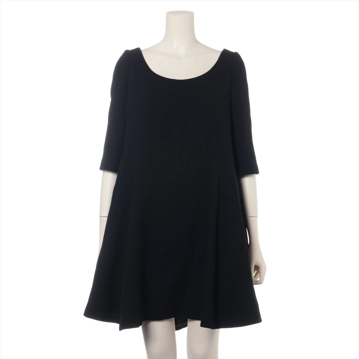 クリスチャンディオール ウール×シルク ワンピース F34 レディース  