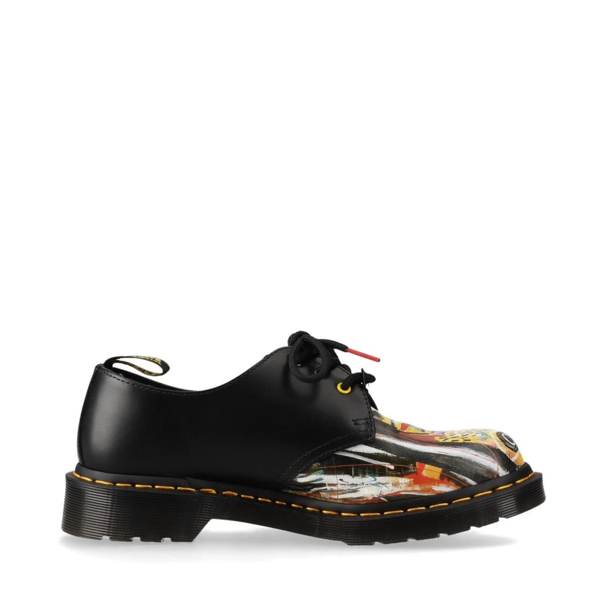 【美品 希少】ドクターマーチン ブラック ガラスレザー スニーカー 26cm Dr.Martens - Dr Martens × Rick Owens ドクターマーチン