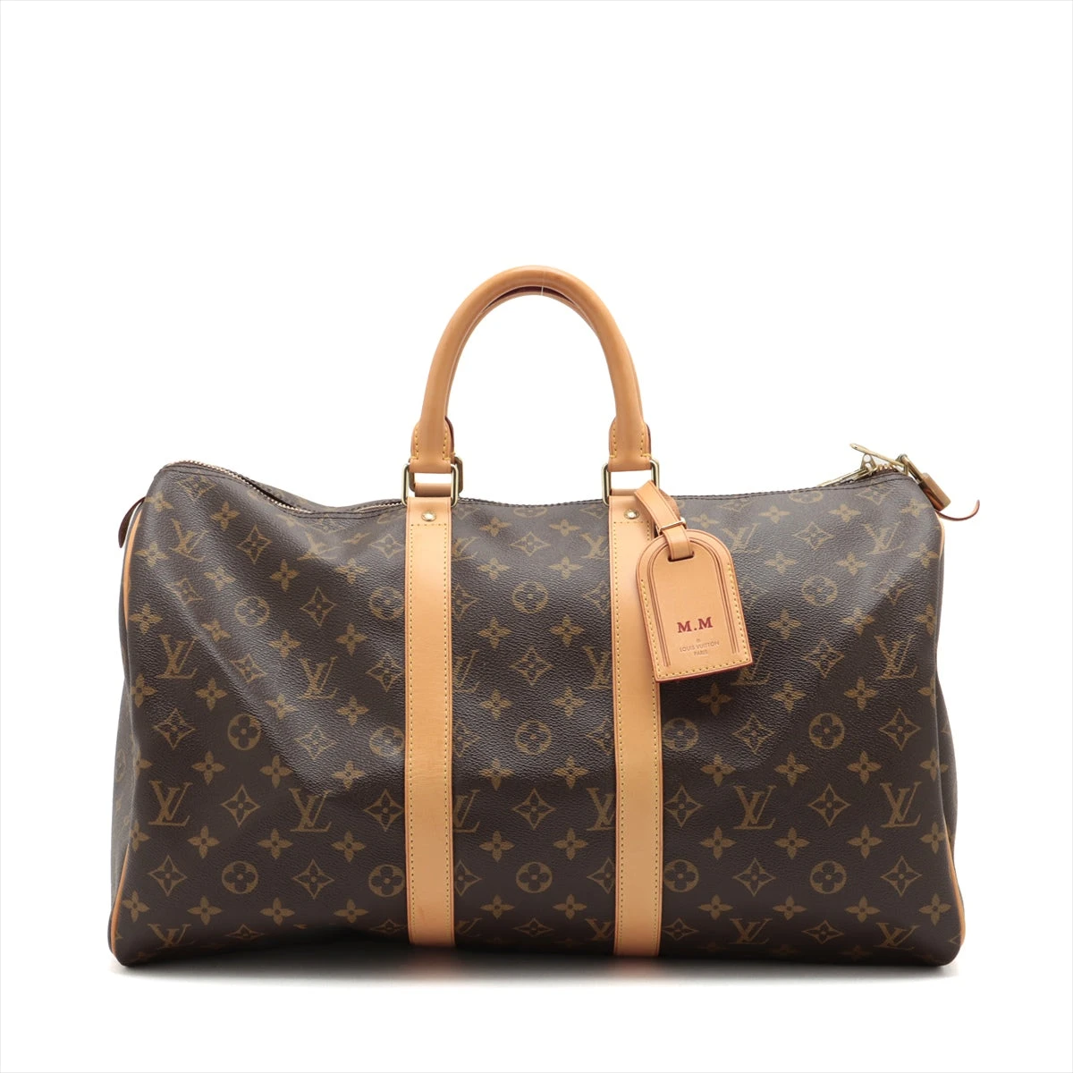 週末セール即決　Louis Vuitton ボストンバッグ ベージュ LOUIS VUITTON(ルイヴィトン) / ボストンバッグ[仕入]/レザー