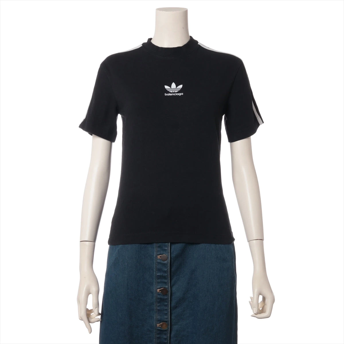 バレンシアガ アディダス ブラックTシャツ 注目度抜群！バレンシアガ アディダス Tシャツ 偽物OVERSIZED