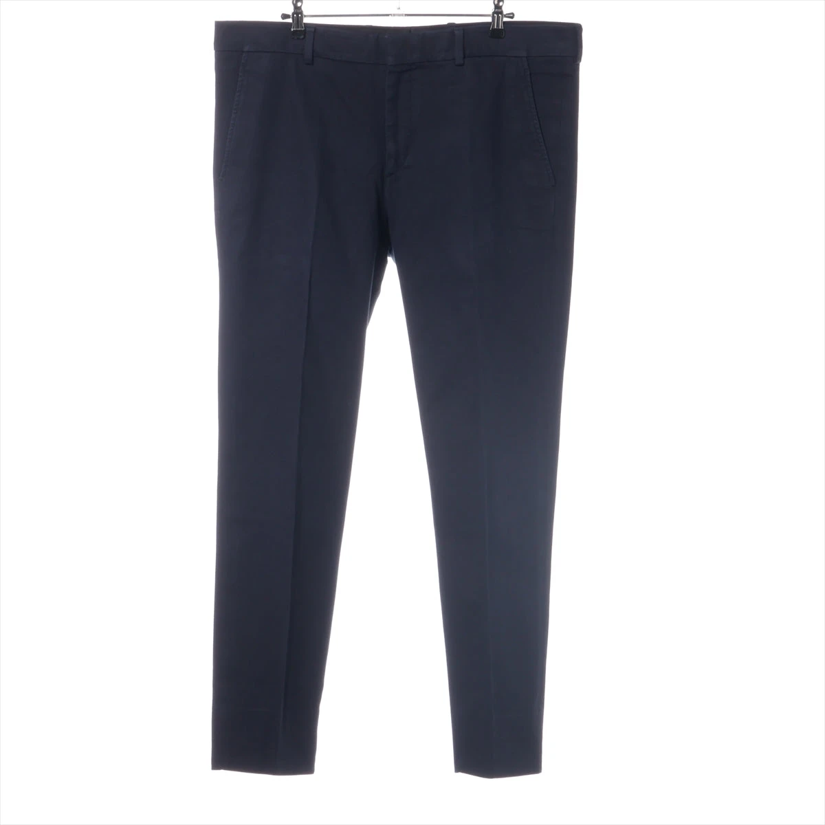 エルメス コットン×ポリウレタン チノパンツ 46 メンズ ネイビー 