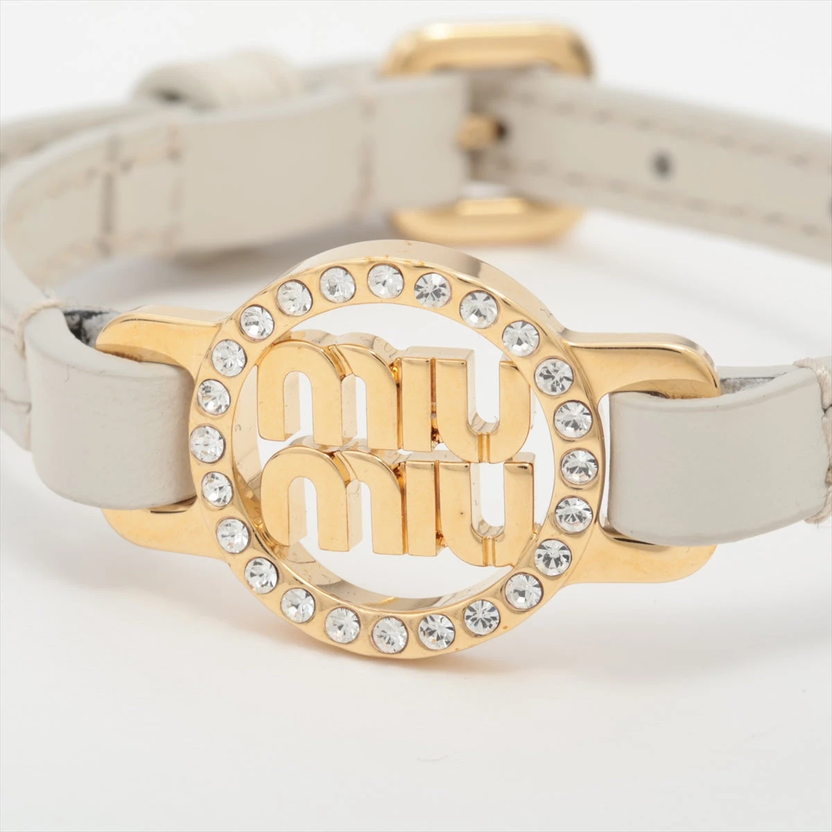 楽天市場】ミュウミュウ MIUMIU エナメルメタルブレスレット