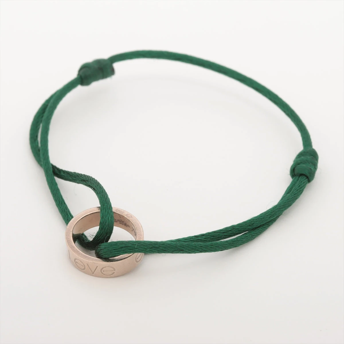 カルティエ ラブチャリティ コードブレスレット 750(WG) 総3.0g  