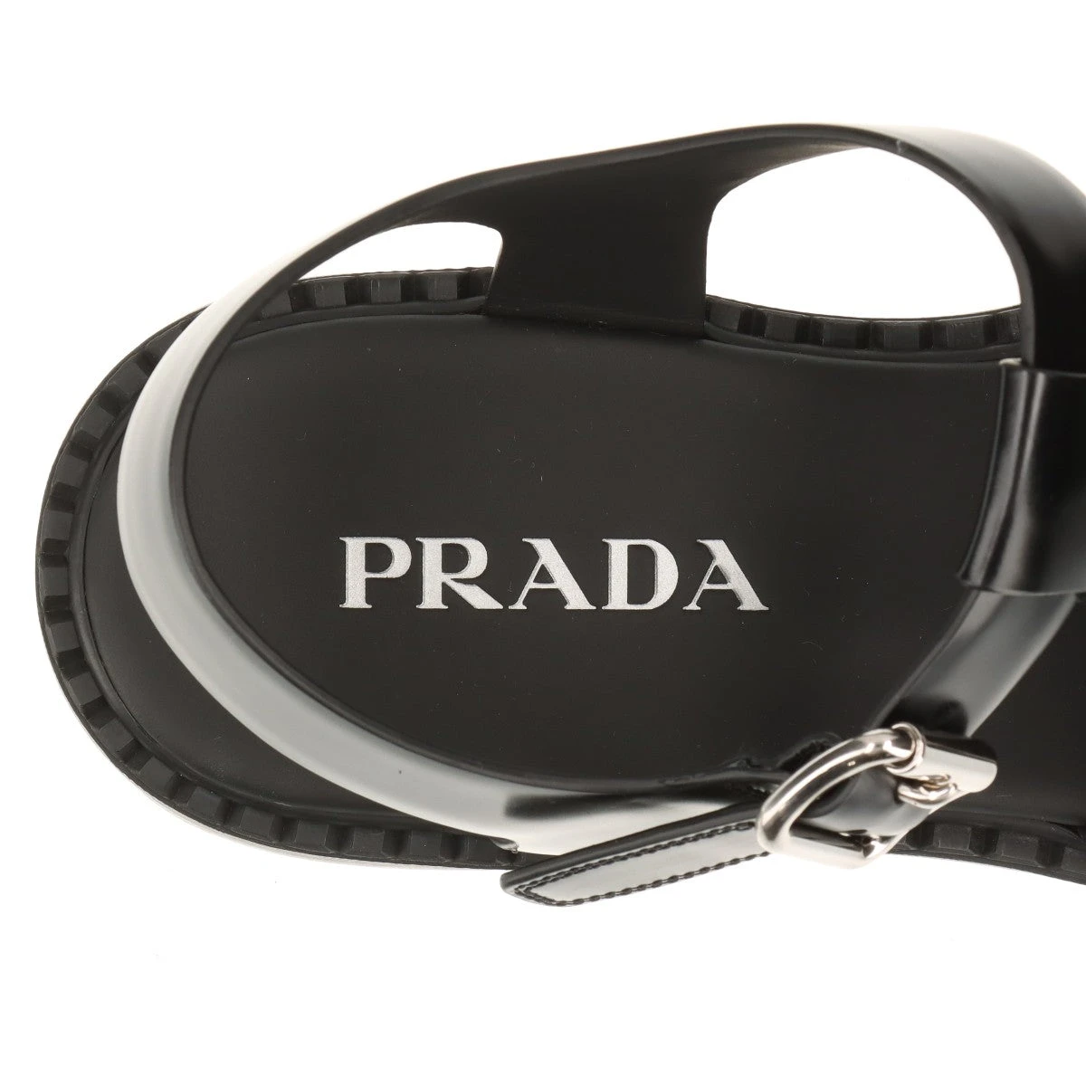 [ PRADA ] メンズ ロゴ レザー フィッシャーマン ミュール pr-2x31193lkkf0002_3.jpg