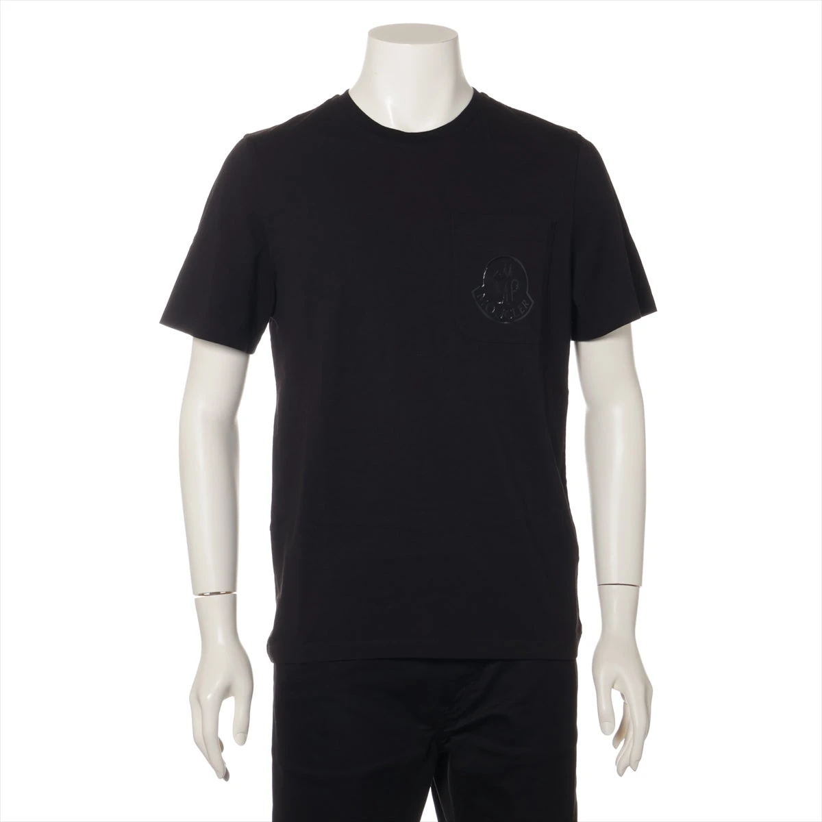 モンクレール MAGLIA 20年 コットン Tシャツ S メンズ ブラック 