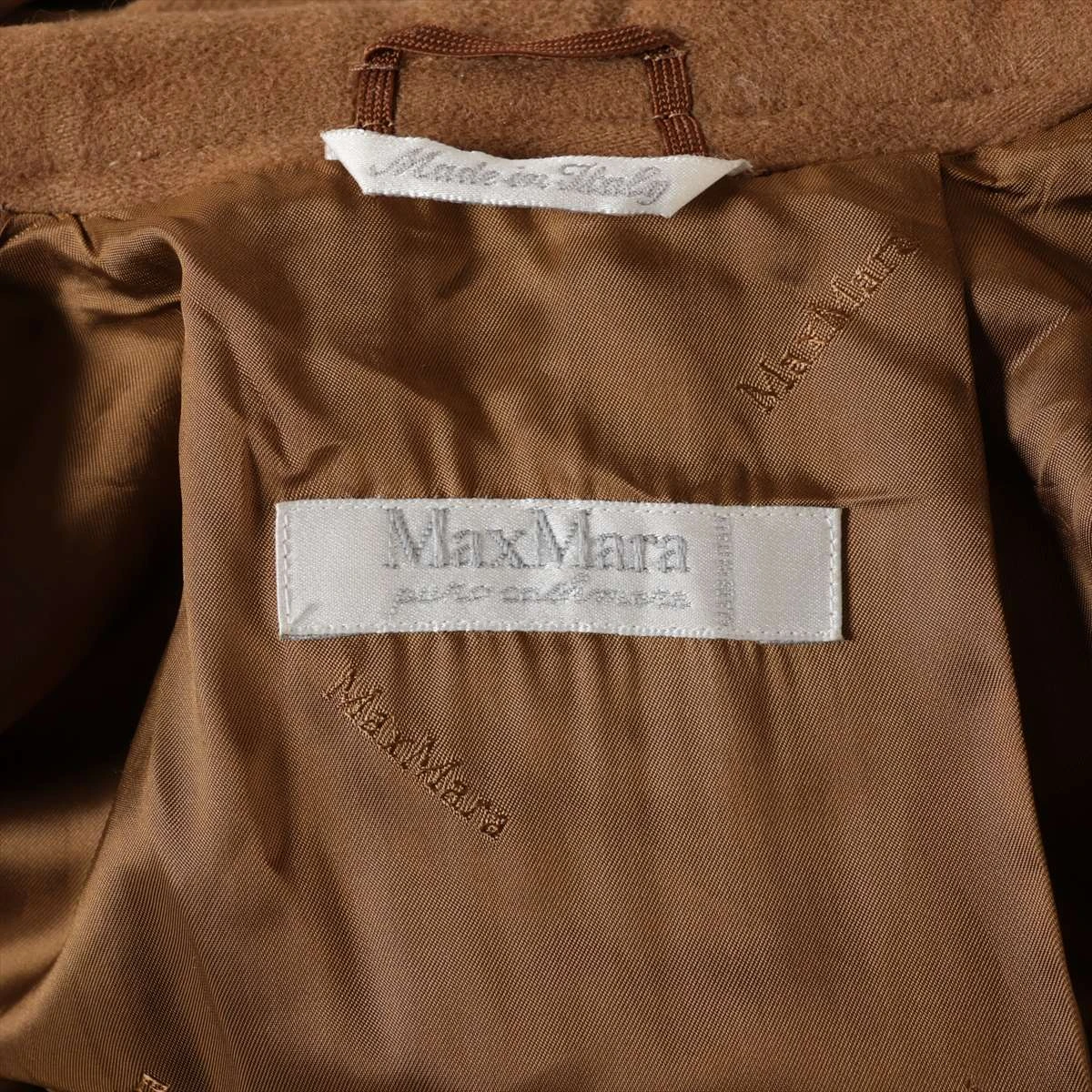 マックスマーラ カシミヤ ロングコート J40 レディース ブラウン 32/32