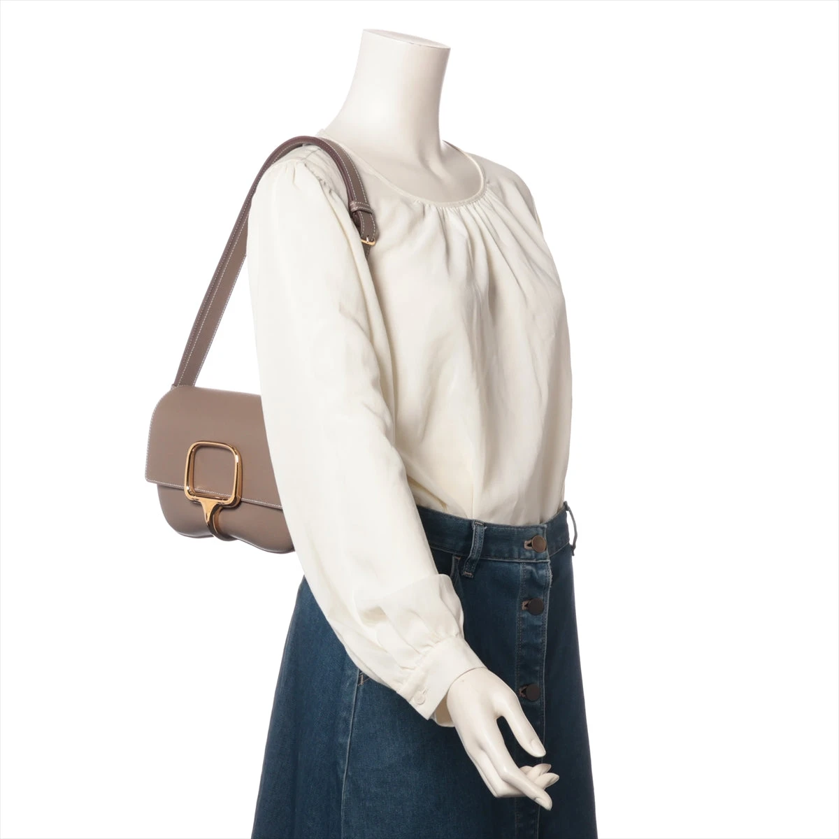 <未使用品> エルメス デッラ・カヴァッレリア　エトゥープ エルメス HERMES デッラ カヴァッレリア エラン エトゥープ