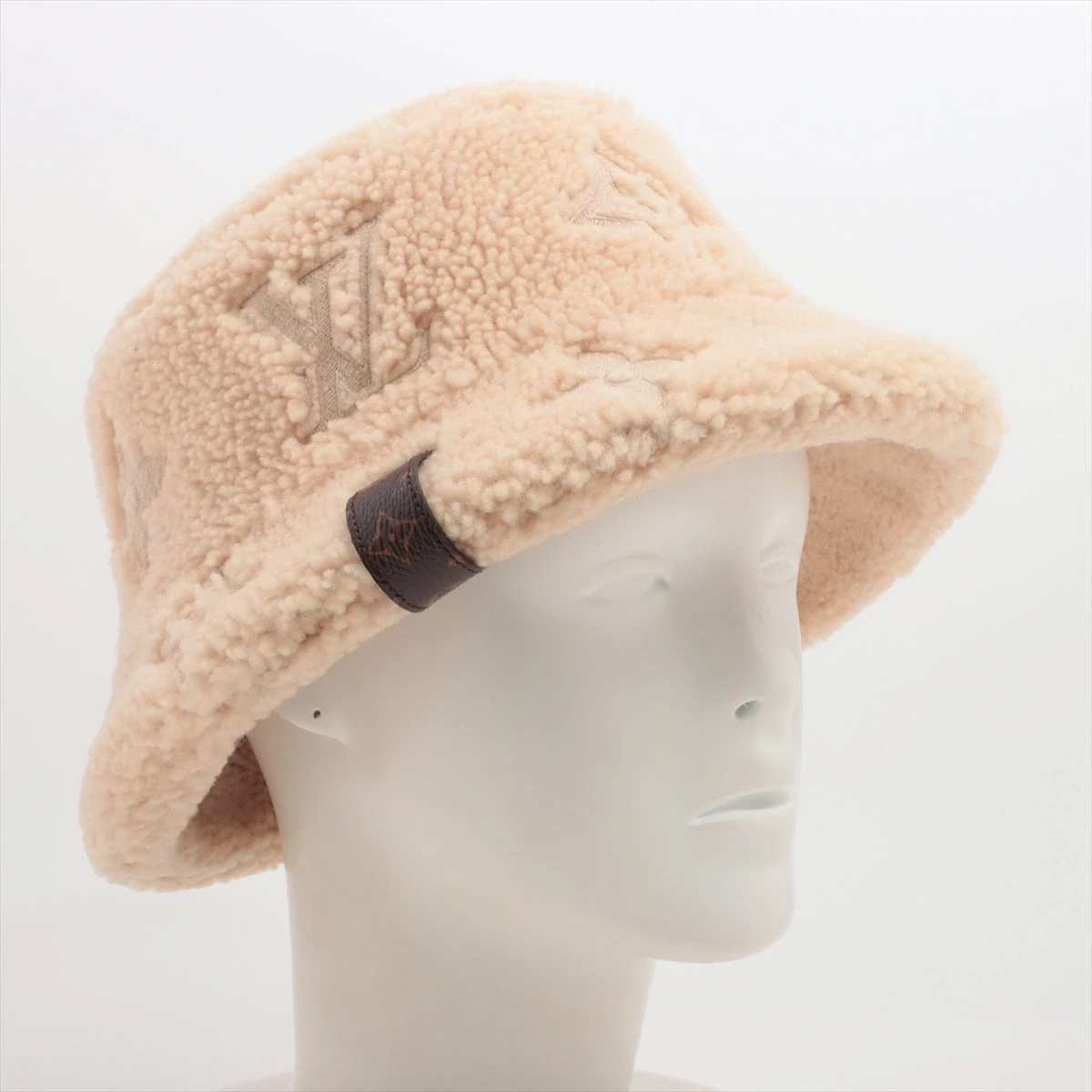 ほぼ未使用 Louis vuitton　ルイヴィトン　シアリング　ハット　ボア ほぼ未使用 Louis vuittonルイヴィトンシアリングハットボア