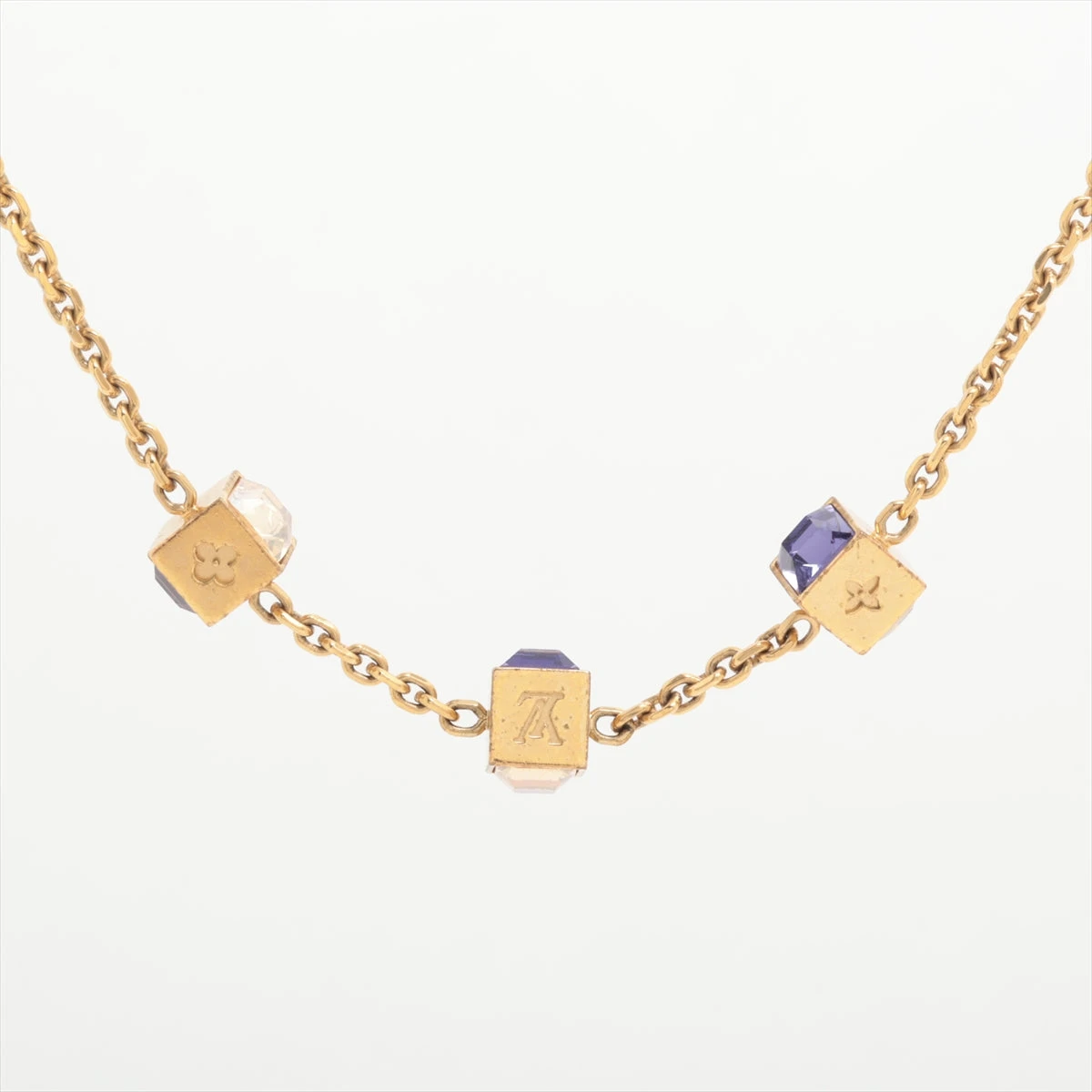 ルイ・ヴィトン コリエ・ガンブル LVモチーフ ネックレス M65096 LOUIS VUITTON ルイヴィトン COLLIER コリエ ギャンブル