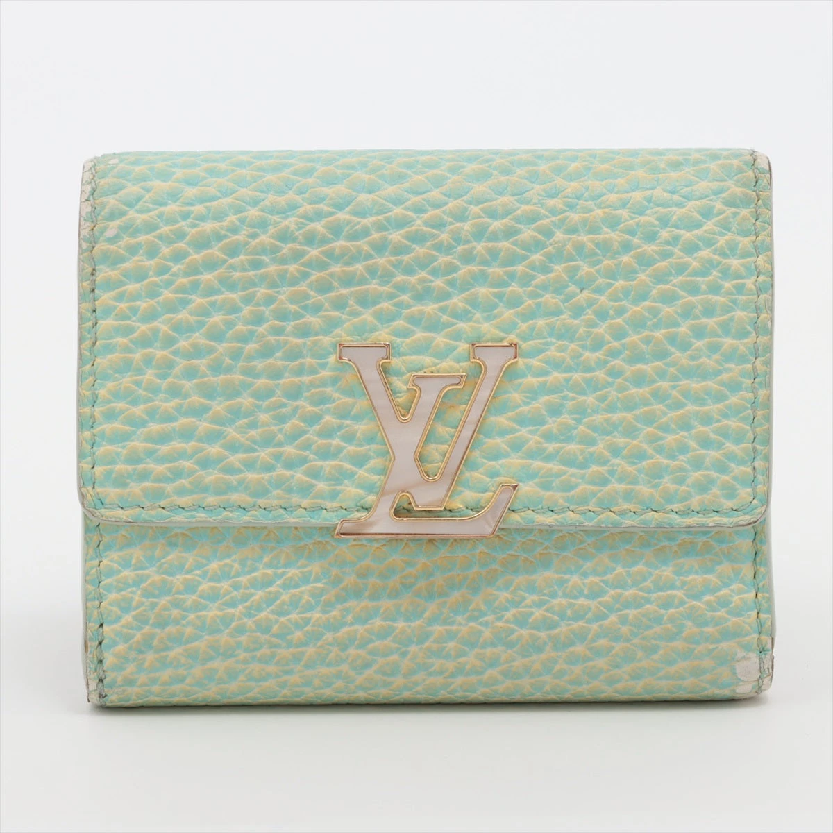 Louis Vuitton カプシーヌ タイニー ウォレット グリーン Louis Vuitton カプシーヌ タイニー ウォレット グリーン (Louis