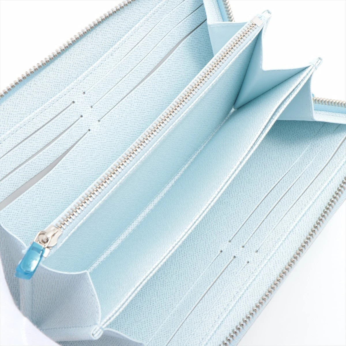 ヴィトン エピ ジッピーウォレット M83570 アイスブルー ラウンド
