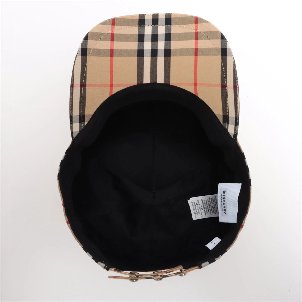 未使用BURBERRY/ノバチェックベースボールキャップМ