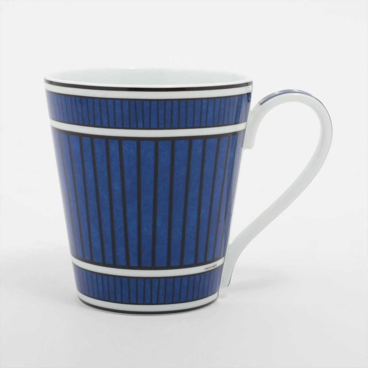 エルメス ブルーダイユール マグカップ 陶器 ブルー オレンジ