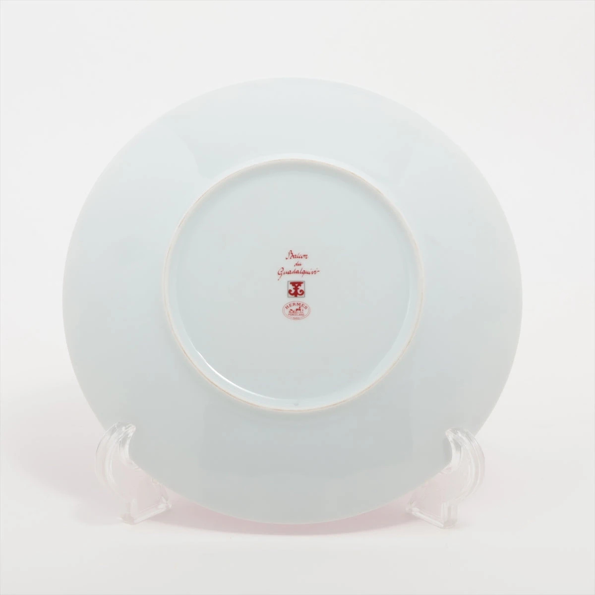 エルメス ガダルキヴィール プレート 陶器 レッド 音符マーク PZ032711