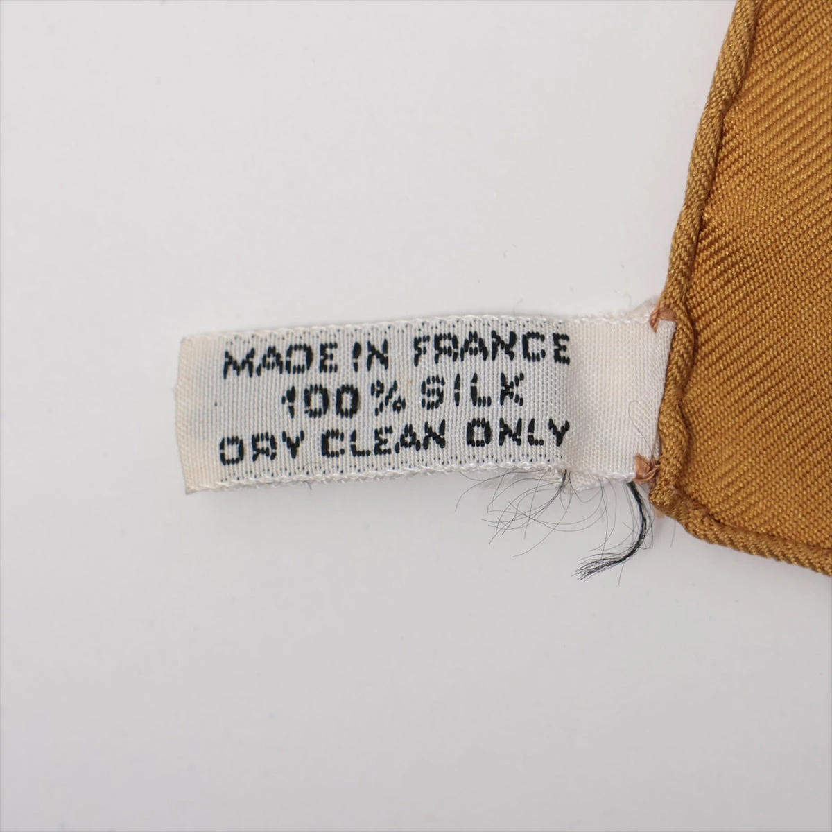 エルメス カレ90 LES ROBES 馬の毛色 スカーフ シルク ブラウン