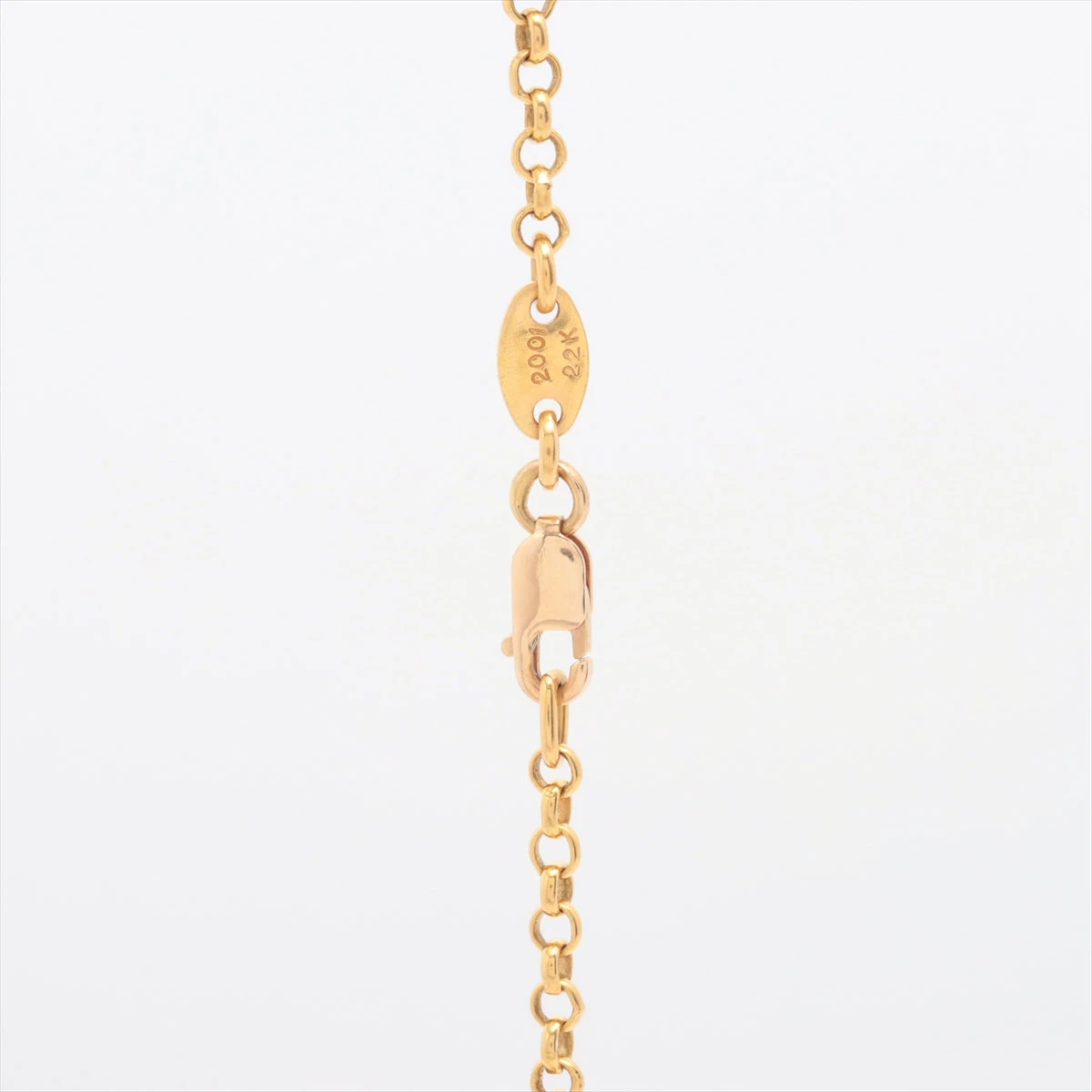 クロムハーツ CHクロス ベビーファットチャーム ネックレス 22k 11.0g  