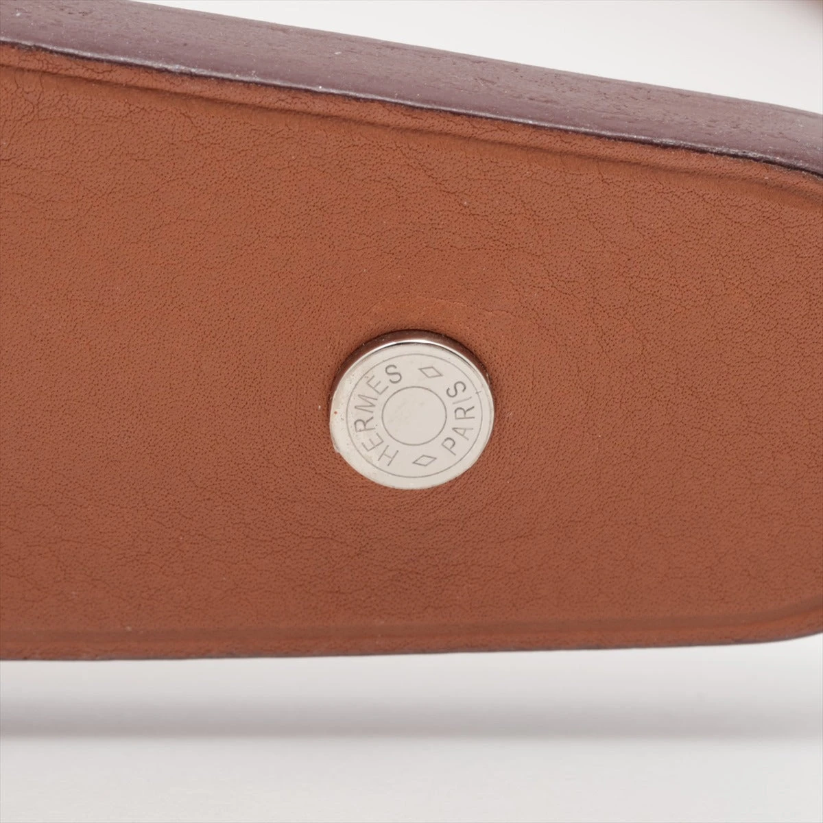 エルメス グレース カチューシャ レザー ブラウン A3215643｜中古