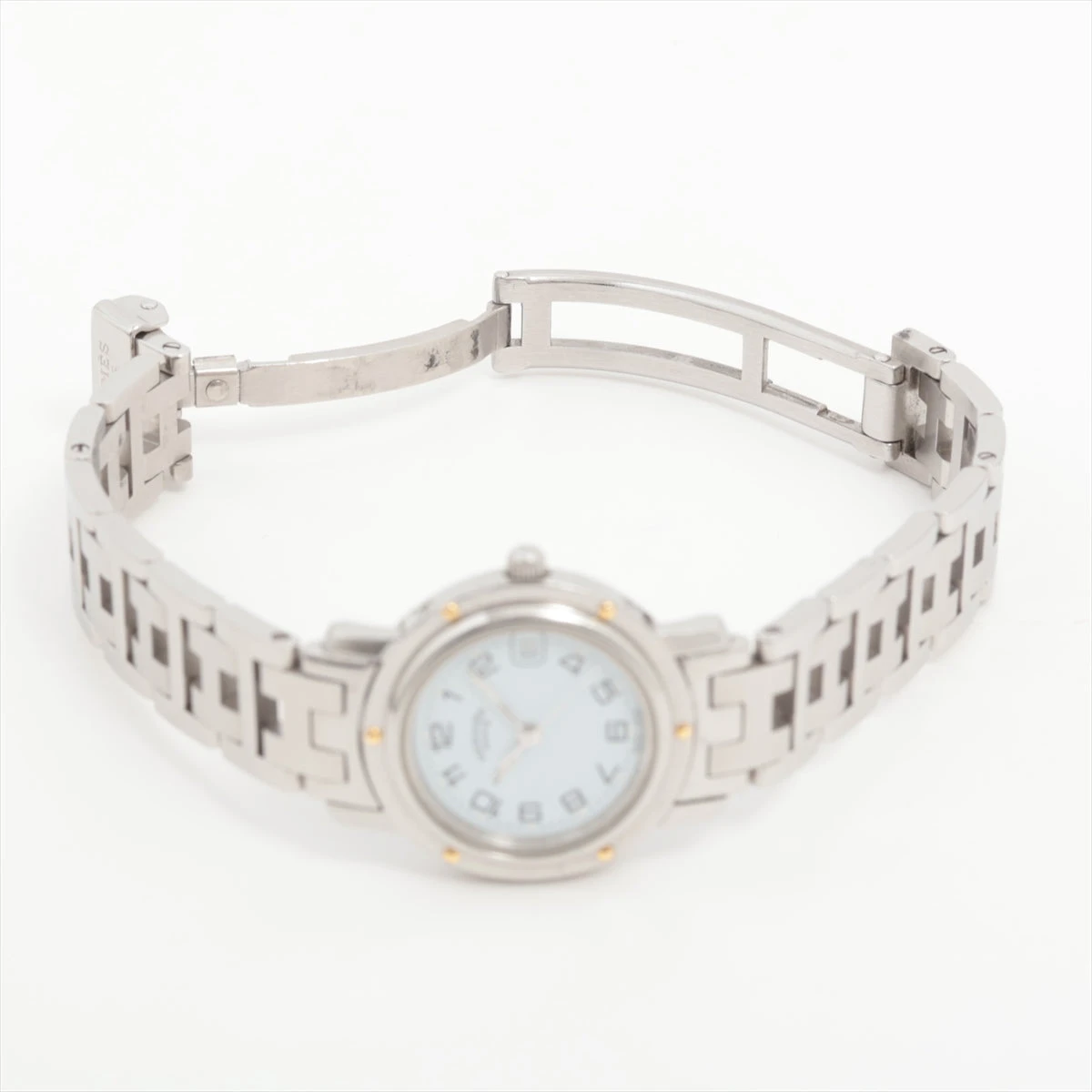 エルメス クリッパー CL4.210 SS QZ 白文字盤 A3224017｜中古