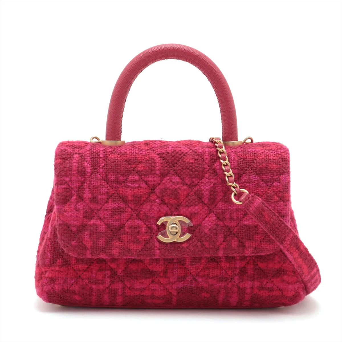 ［新品未使用］CHANEL シャネル ツイード レザー ココマーク 手袋 CHANEL シャネル 手袋 AAA411 B17819 レディース カシミア ココ