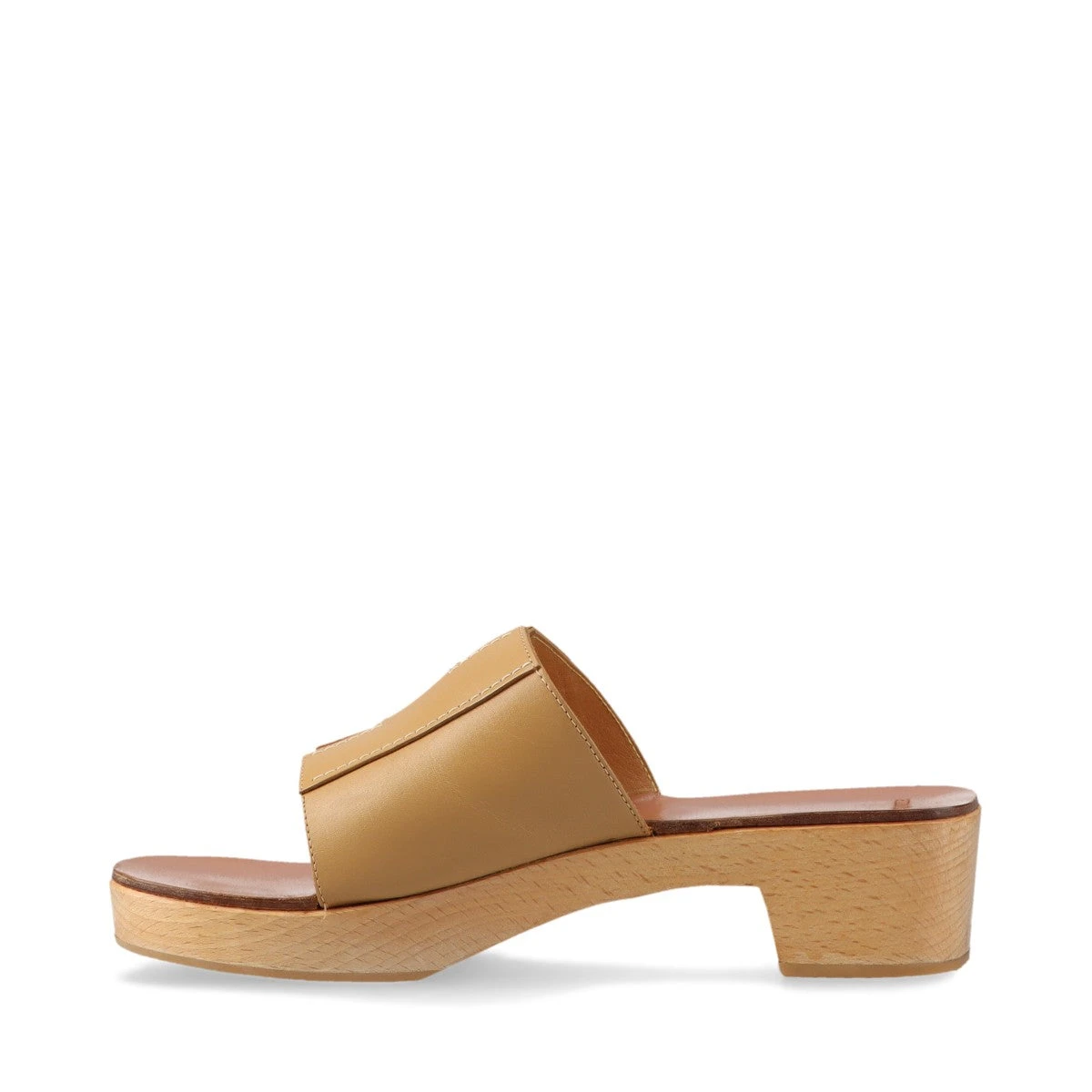 HERMES エルメス サンダル ケブラール レザー ブラウン size39 エルメス 39 25 ケブラール レザー サンダル ウッドソール