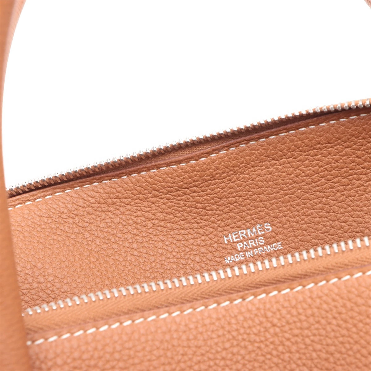 エルメス ボリードシャーク45 トゴ ゴールド シルバー金具 X