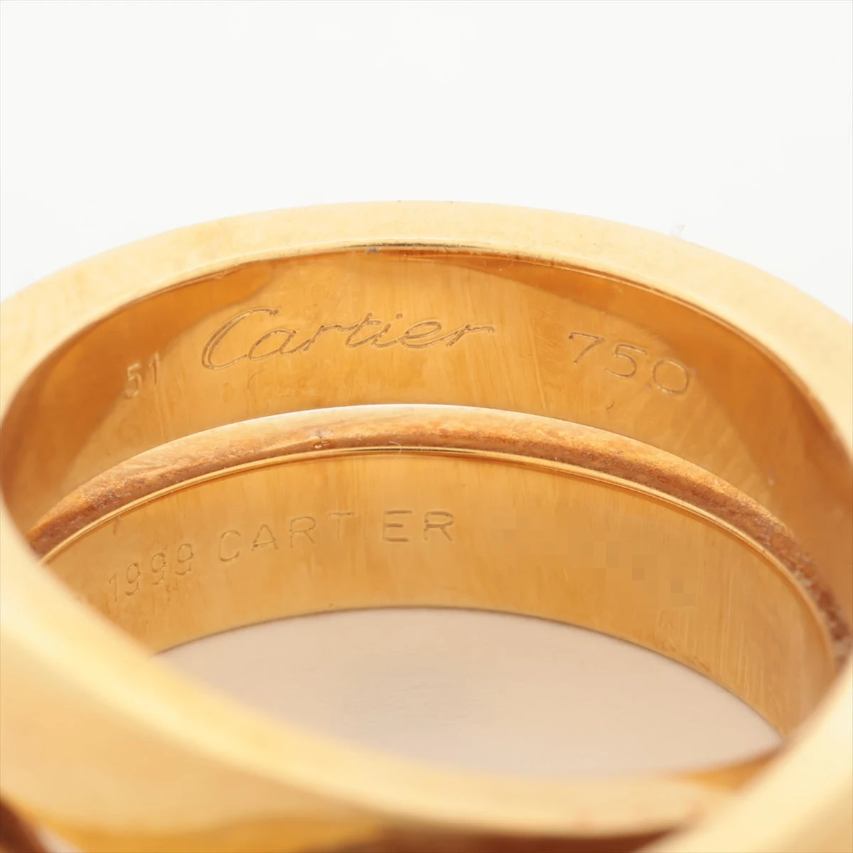カルティエ パリ リング 750(YG) 15.1g A3222107｜中古ブランド品 