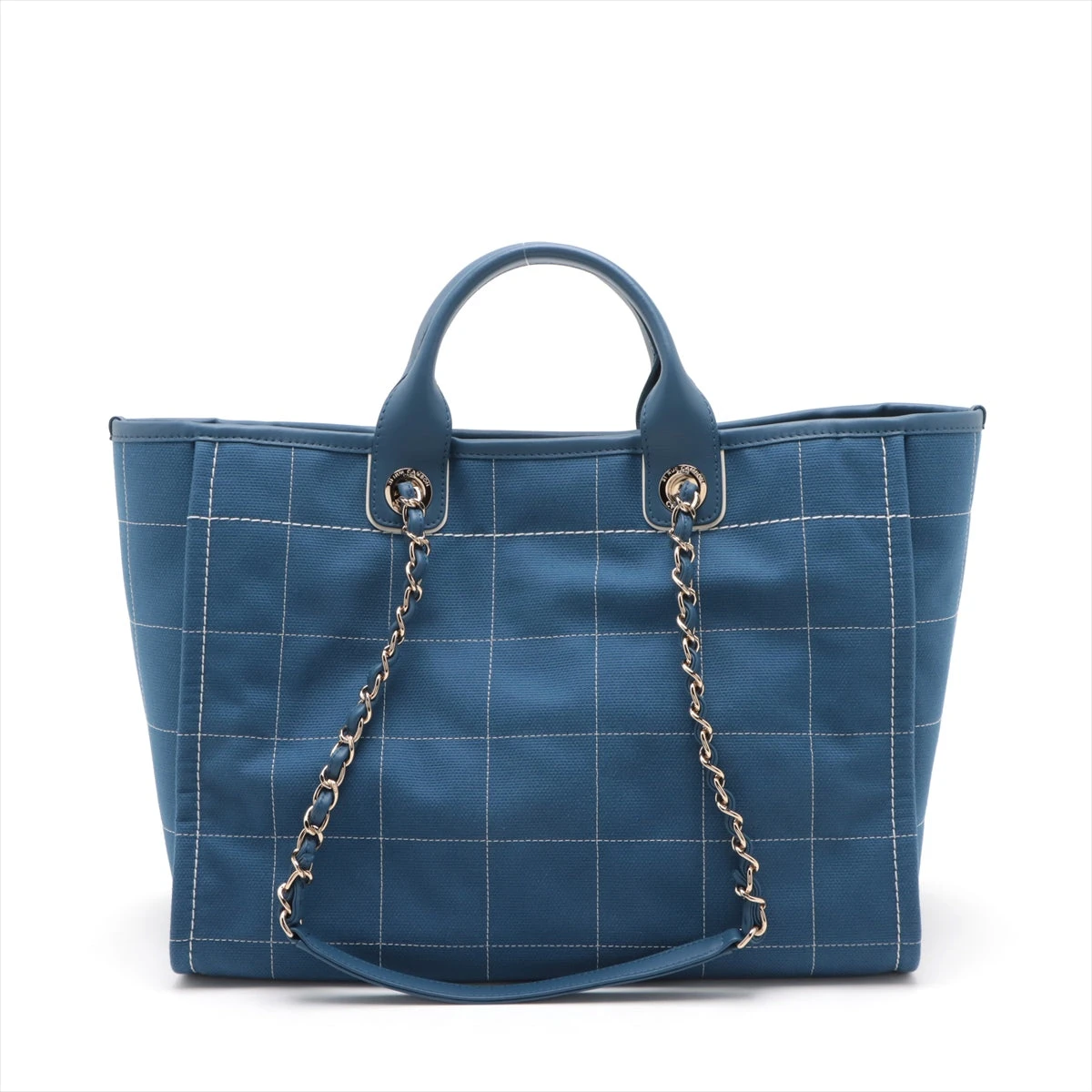 CHANEL シャネル ドーヴィルGM 2WAY シルバー金具 トートバッグ