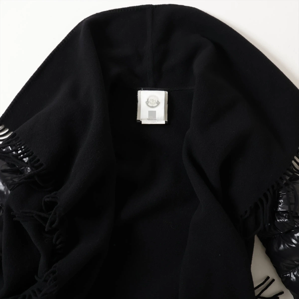 モンクレール MANTELLA 18年 ウール×ナイロン ポンチョ S