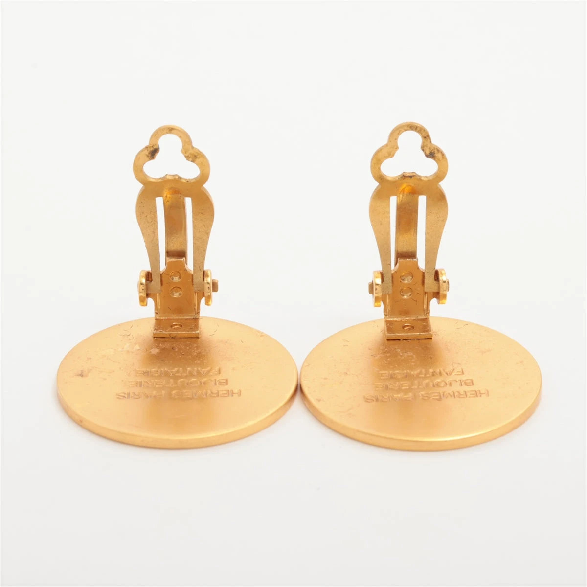 箱付　HERMES エルメス　セリエ　ゴールド　イヤリング　ロゴ　両耳 エルメス セリエ イヤリング(両耳用) GP ゴールド アイテム違い