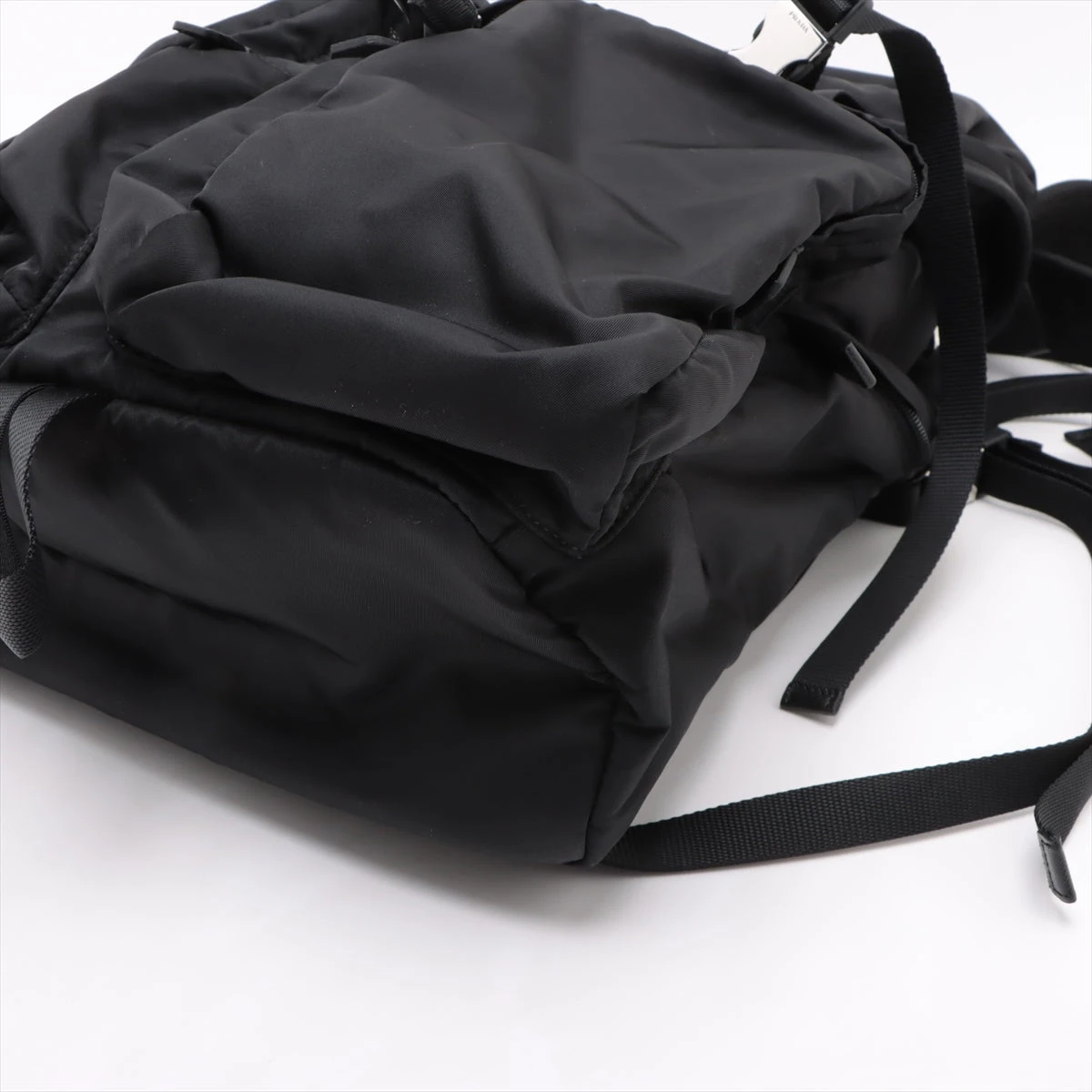 プラダ　ナイロン　リュック　バックパック　テスート　ブラック　2VZ062 PRADA プラダ ロゴ ナイロン バックパック リュック ブラック 黒
