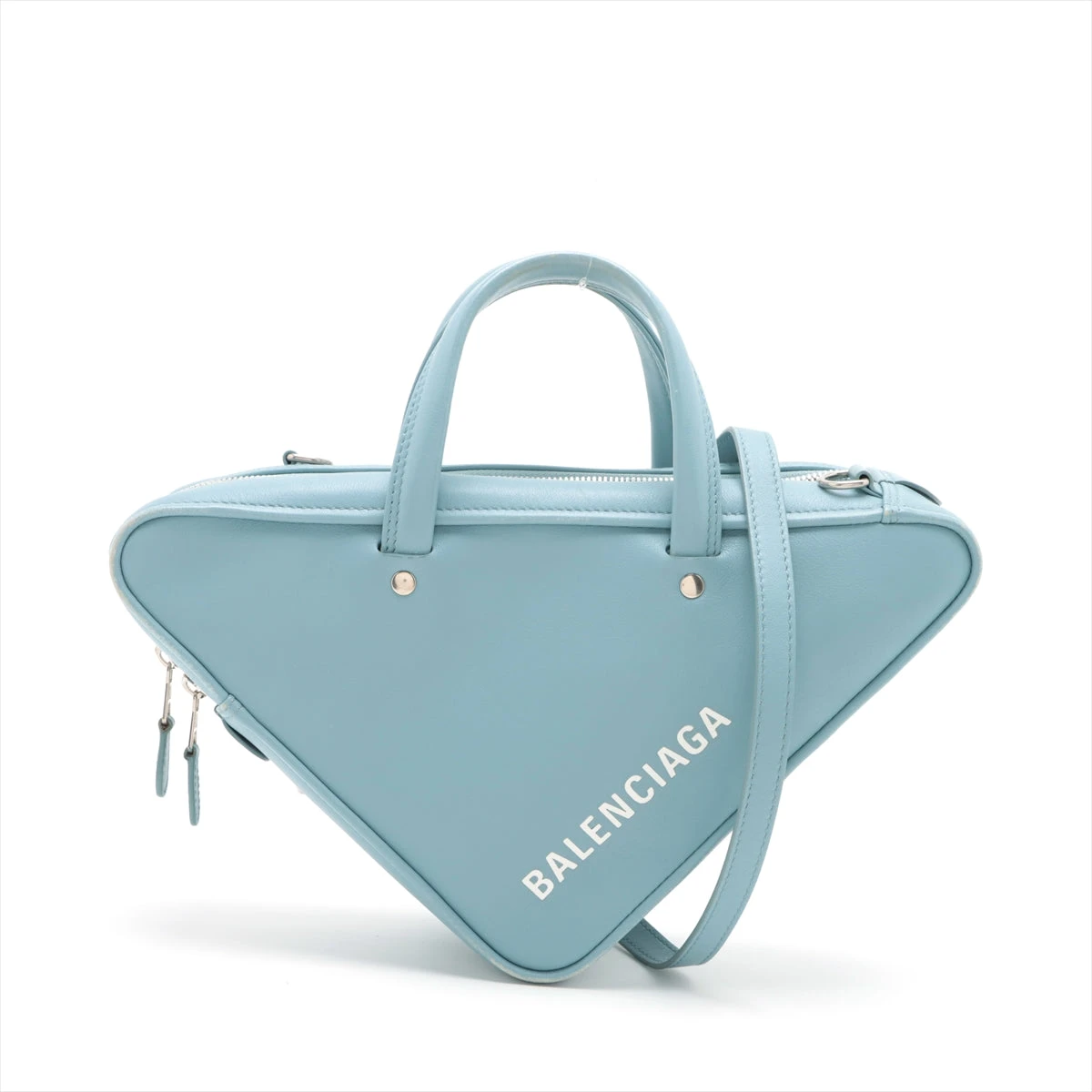 BALENCIAGA ライトブルー ハンドバッグ 【公式通販】