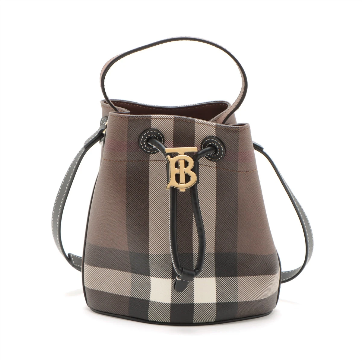 BURBERRY ハンプシャー ショルダーバッグ レザー PVC ノヴァチェック
