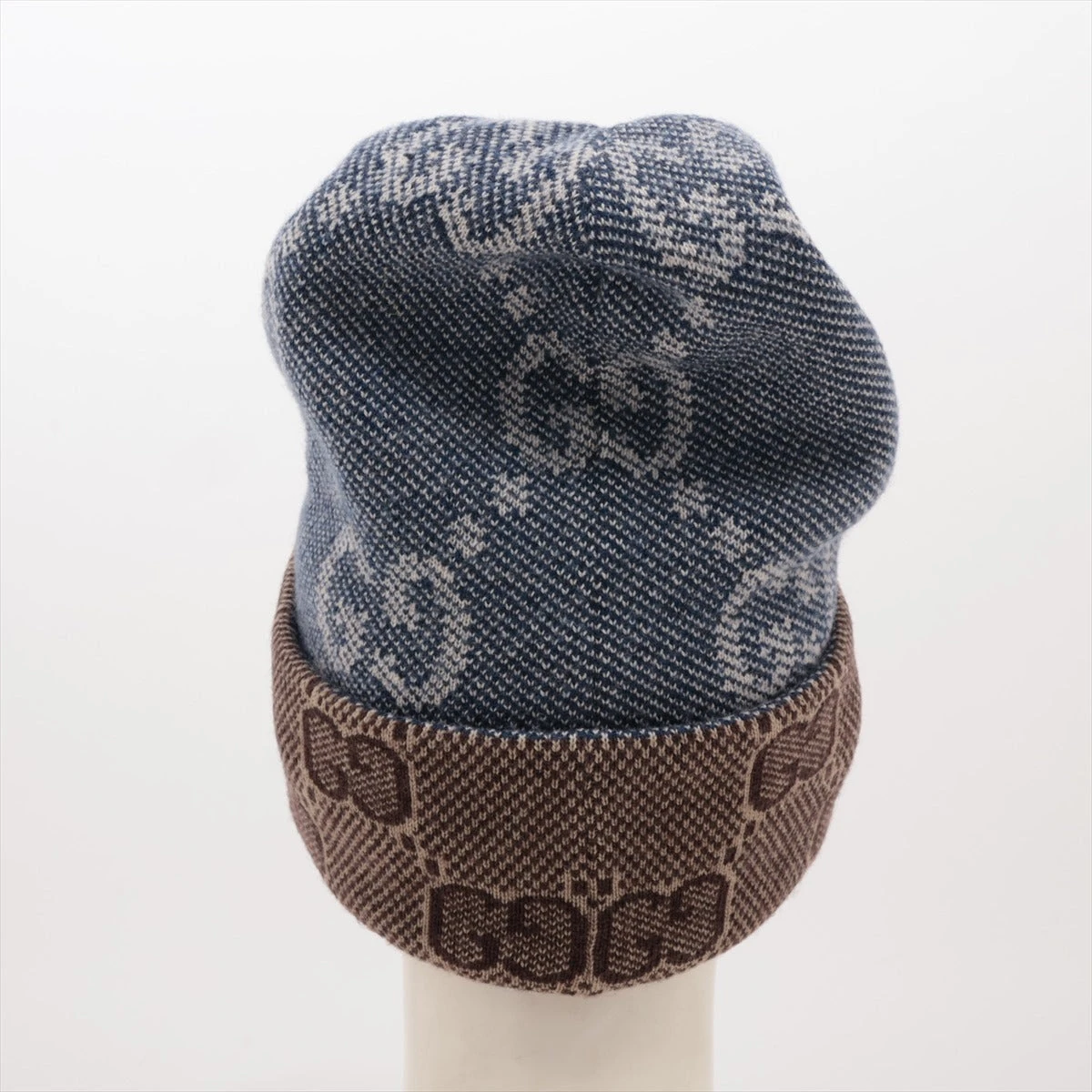 グッチ GUCCI ニットキャップ GG 716585 グレー