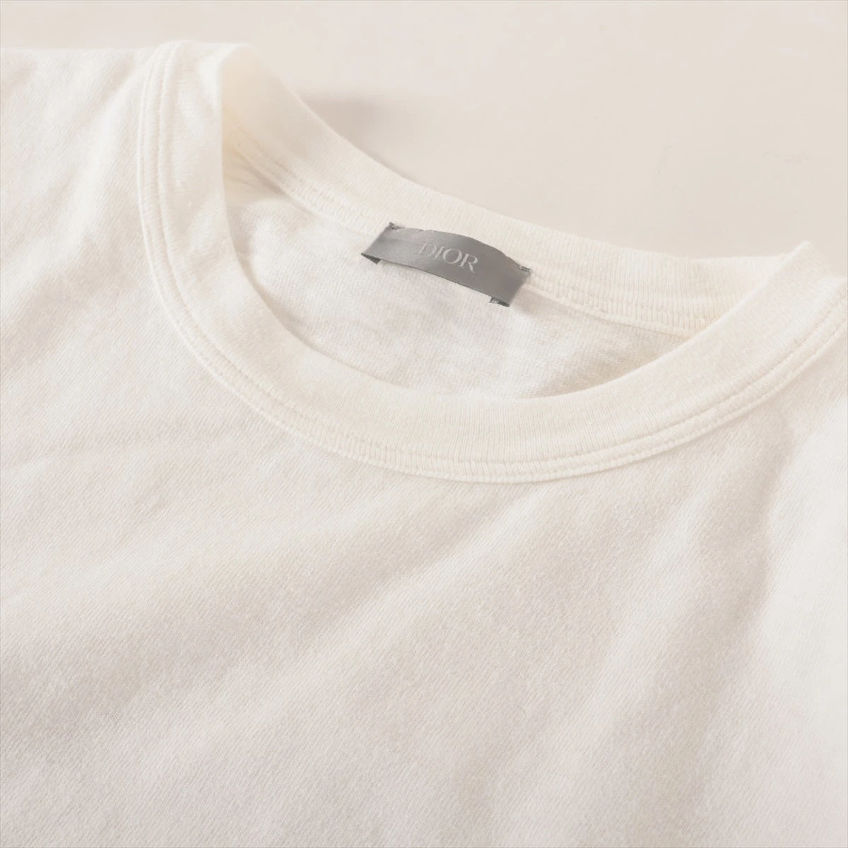 ディオール×デニムティアーズ コットン Tシャツ M メンズ ホワイト