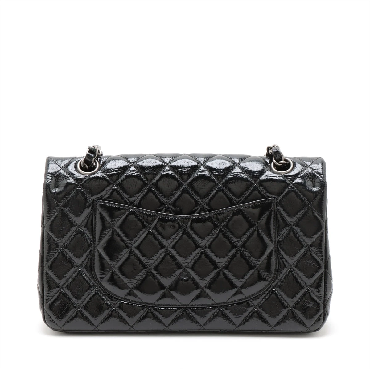 CHANEL シャネル ダブルフラップバッグ マトラッセ パテントレザー 25 CHANEL シャネルダブルフラップバッグマトラッセ パテントレザー25