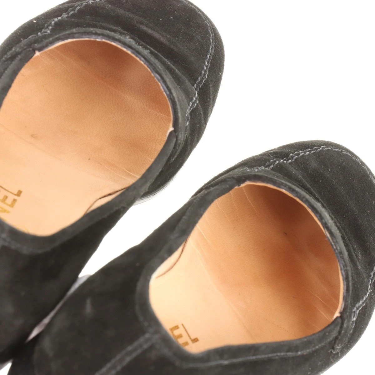 シャネル ココマーク スエード ローファー 37.5 レディース