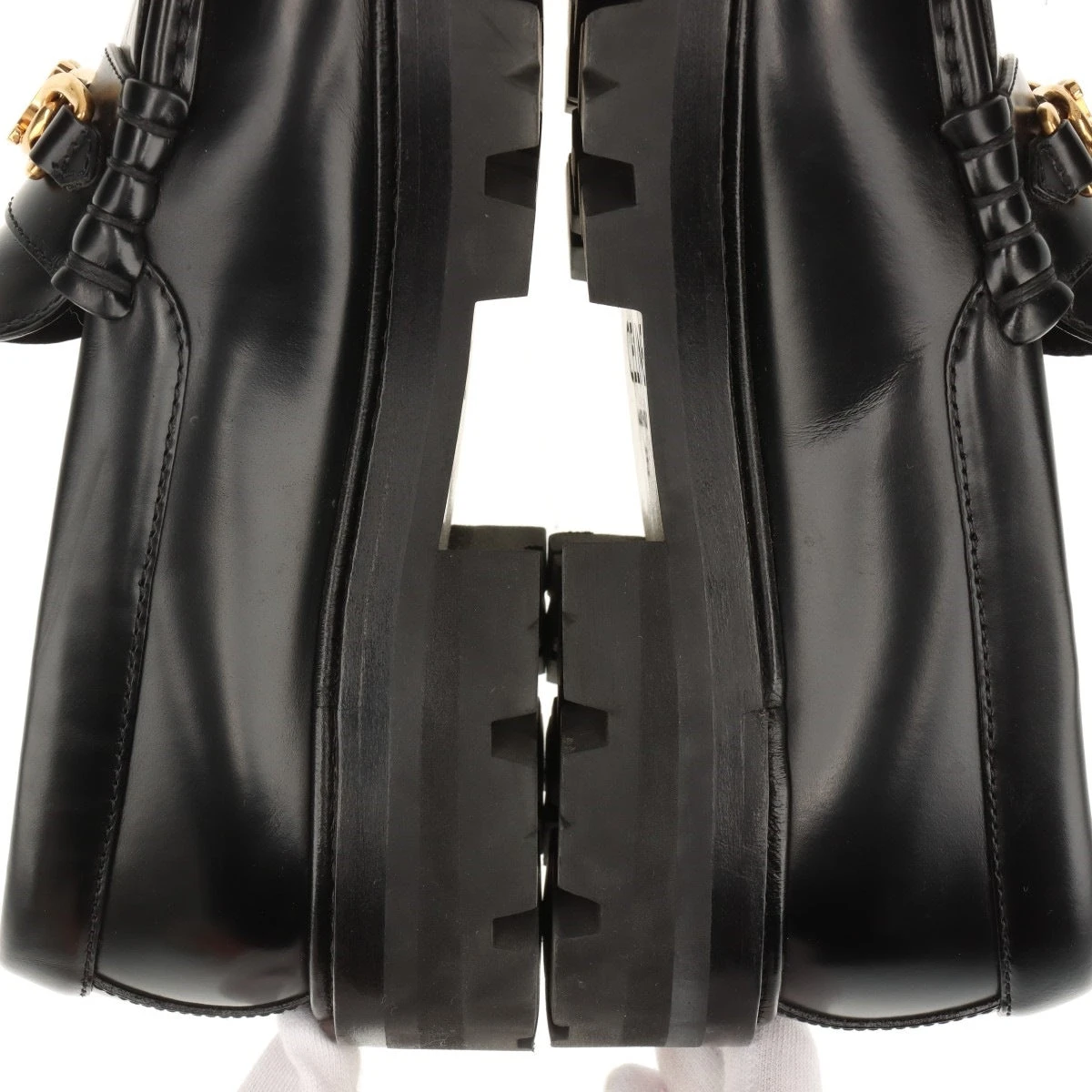 セリーヌ マーガレット エディ期 レザー ローファー 36 レディース