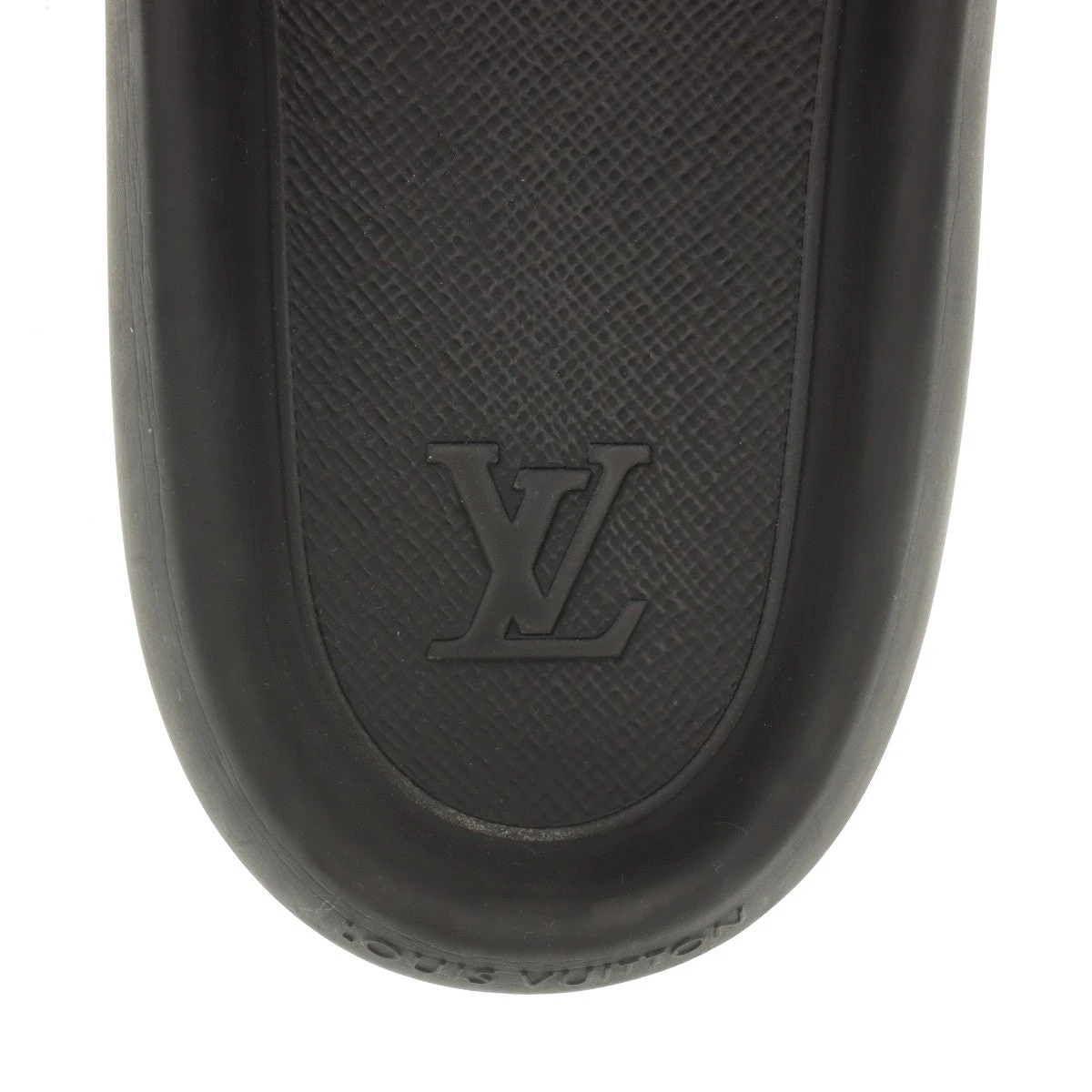 ルイヴィトン　ラバーサンダル　モノグラム　ブラック　サンバスライン LOUIS VUITTON 【良品】ルイヴィトン モノグラム サンバスライン