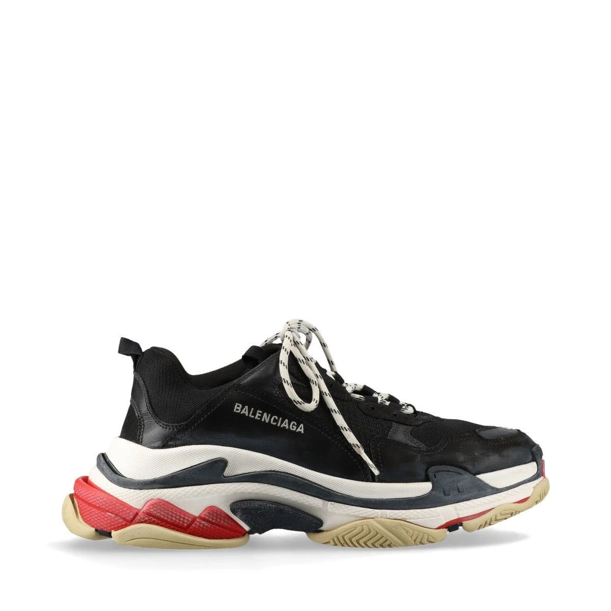 バレンシアガ トリプルS メッシュ×レザー スニーカー 44 メンズ