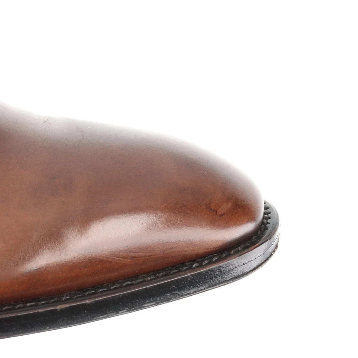 フェラガモ レザー レザーシューズ 7 メンズ ブラウン シングル