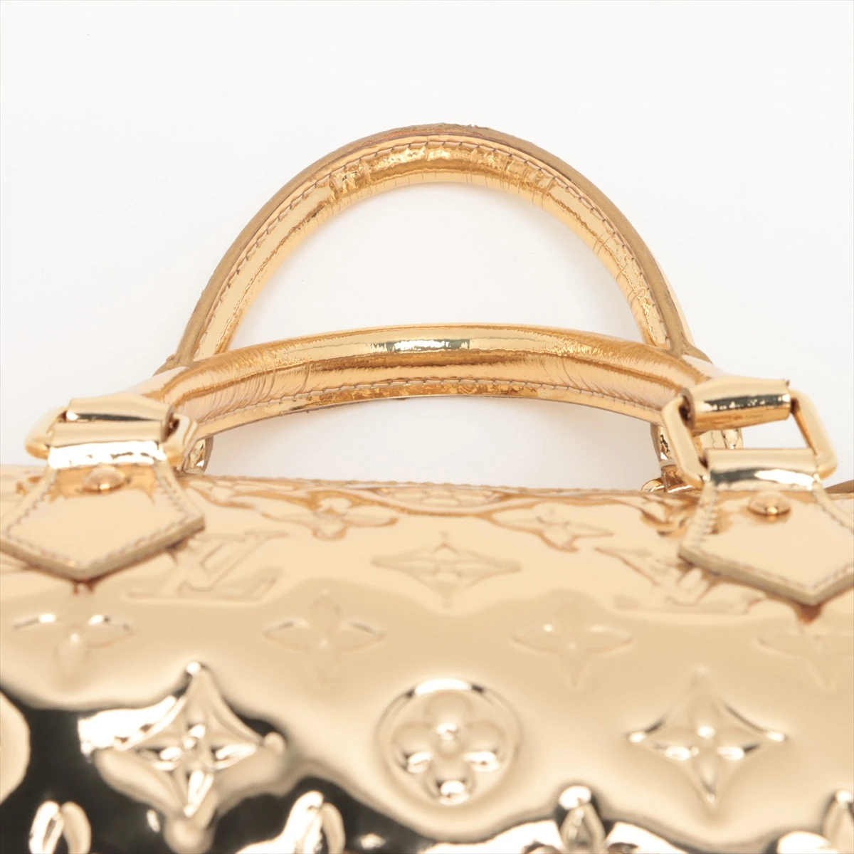 ルイヴィトン M95272 スピーディ35 モノグラム・ミロワール ゴールド