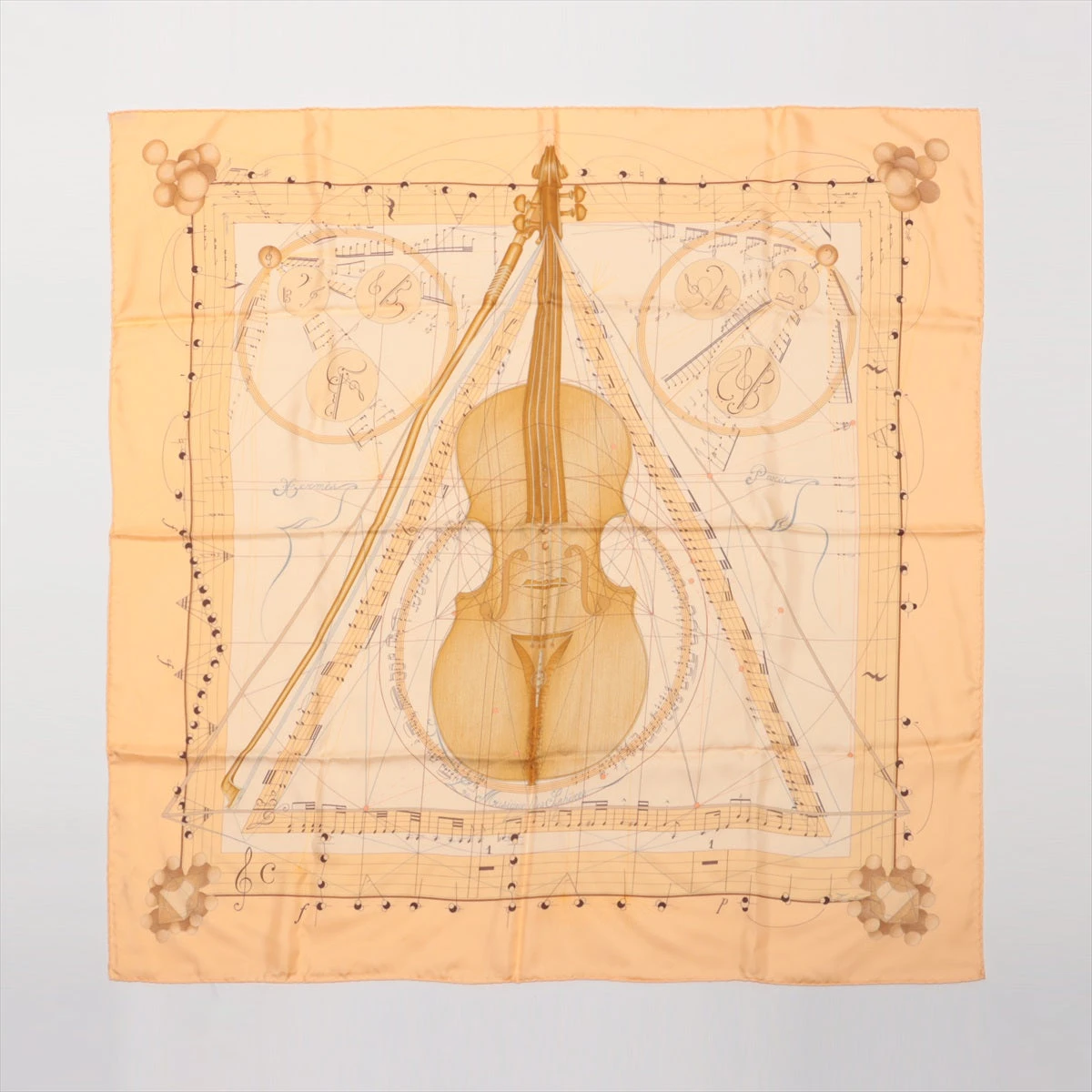 HERMES カレ90 球体が奏でる音楽 エルメス カレ90 La Musique des spheres 球体が奏でる音楽