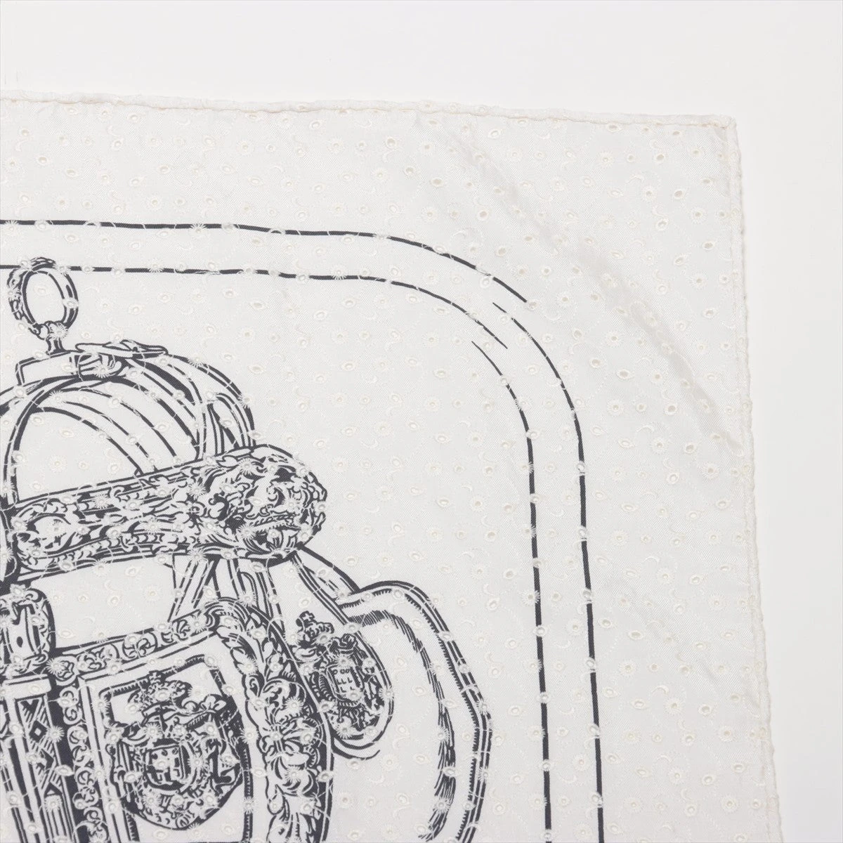 エルメス カレ70 BRIDES de GALA 式典用馬勒 ブロダリーアングレーズ