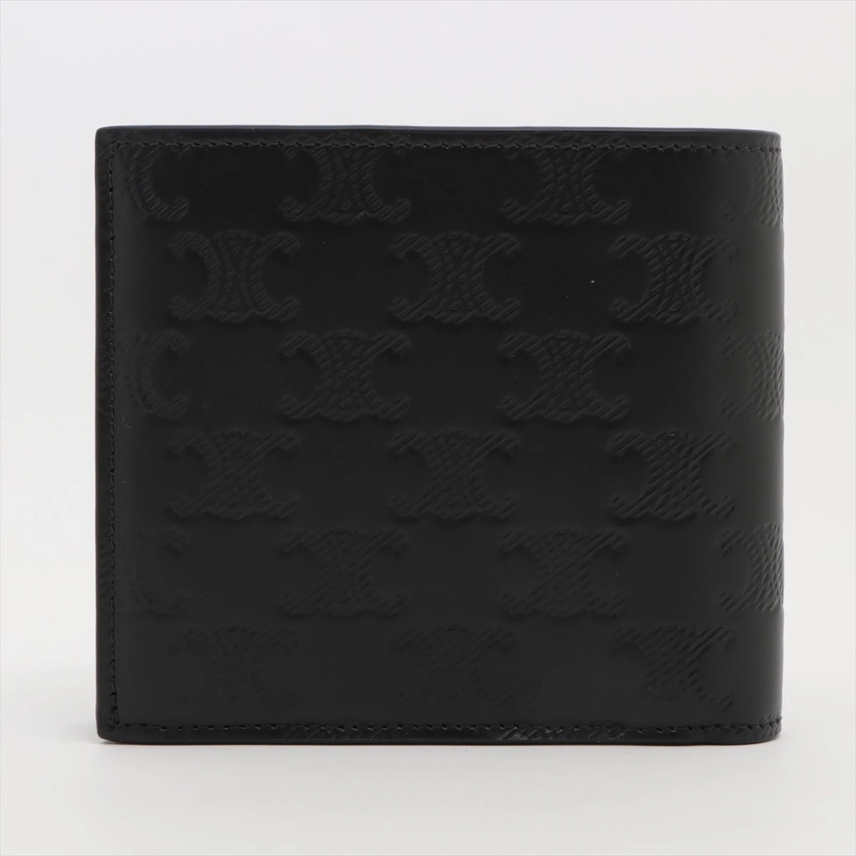 セリーヌ トリオンフ PVC×レザー 財布 ブラック A3229153｜中古