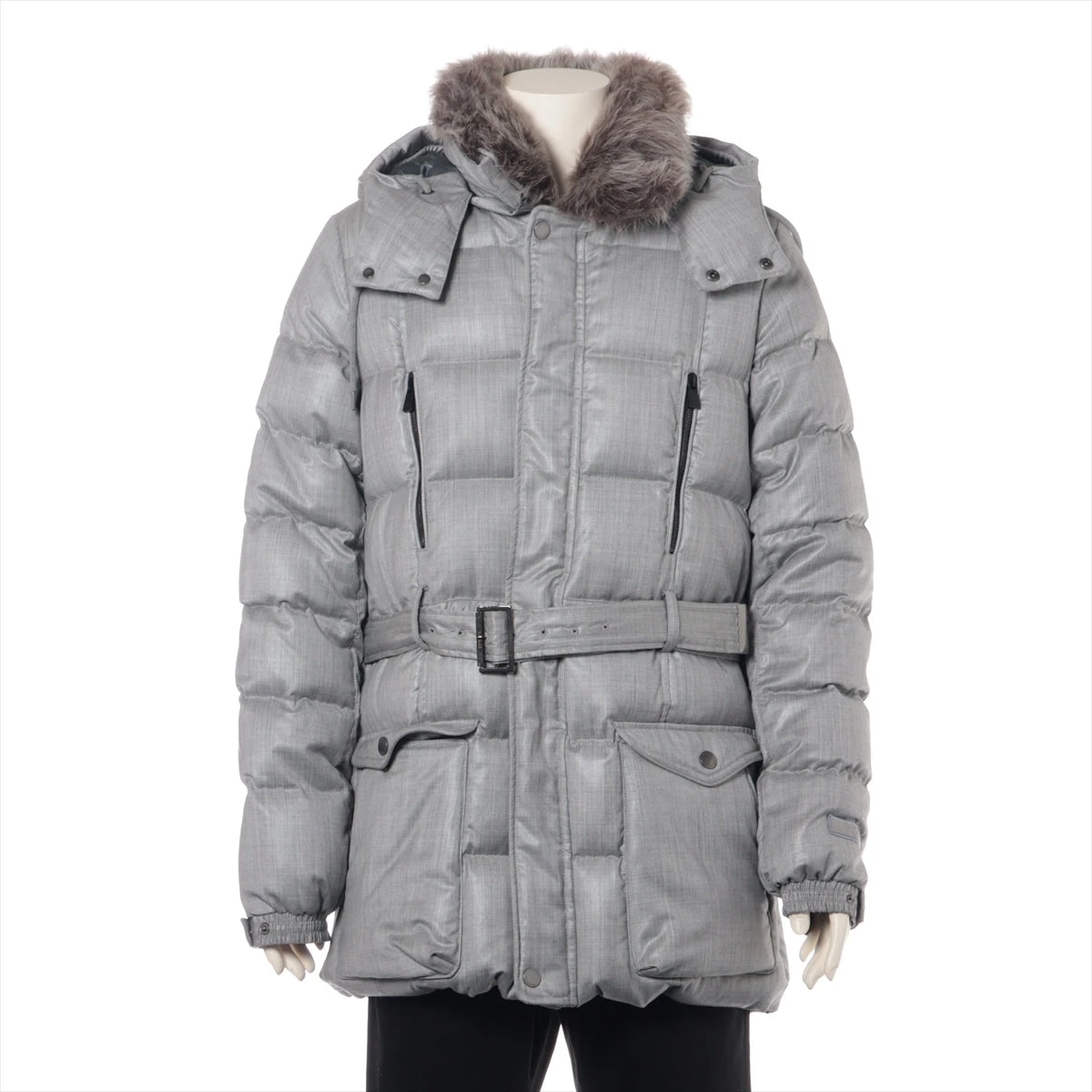 タトラス ウール×ナイロン ダウンジャケット 04 メンズ グレー