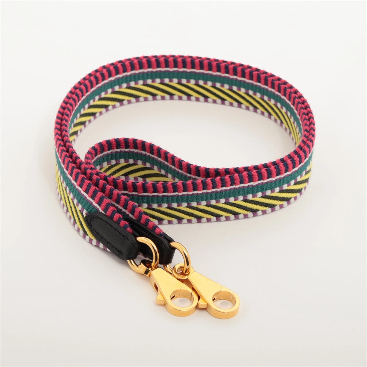 HERMES エルメス キャンバス×レザー サングル カヴァル