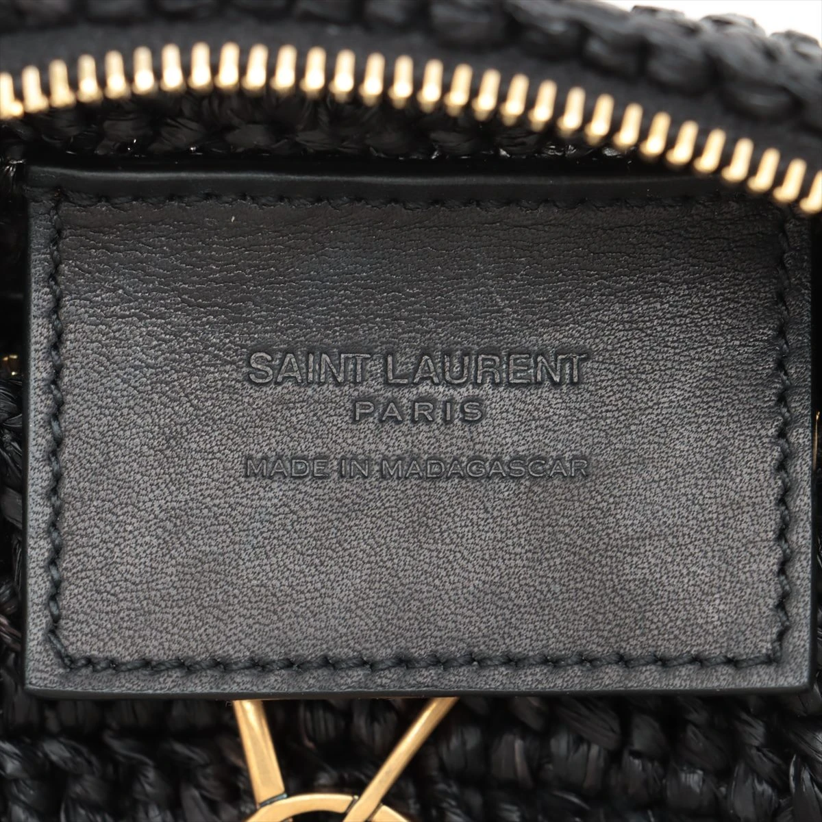 ★関税込★ SAINT LAURENT カサンドラ ラフィア ミニショルダー サンローランパリ カサンドラ スモール ラフィア×レザー