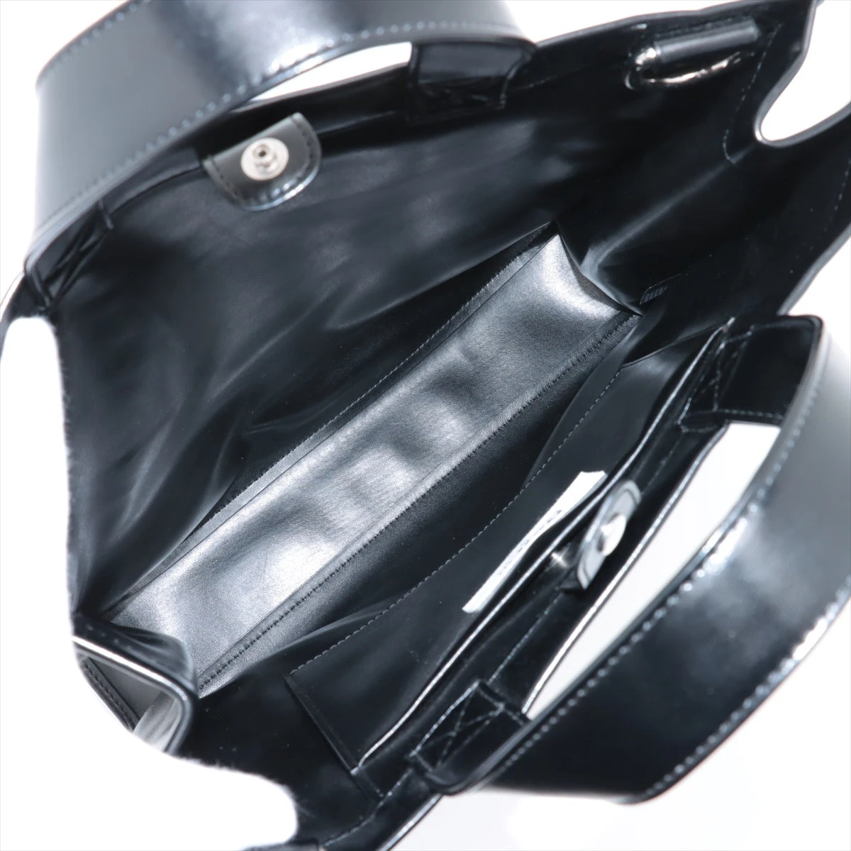MM6 レザー 2WAYトートバッグ ブラック イーグル A3219258｜中古 